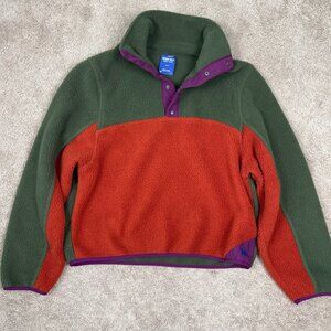 Urban Outfitters Without Walls Jacket Men S Colorblock Sherpa Fleece Hiking USA